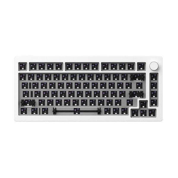 Akko Monsgeek M1 Aluminium Case Mechanical Keyboard Hot-Swappable Gasket DIY Kit (White)