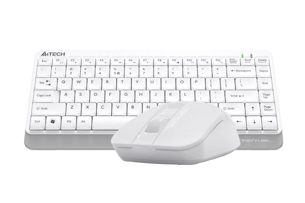 A4Tech FG1112 FStyler 2.4G Power-Saving Compact Desktop Set Keyboard And Mouse