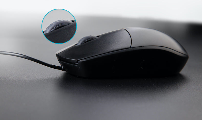 Rapoo N100 Optical Wired Ambidextrous Mouse