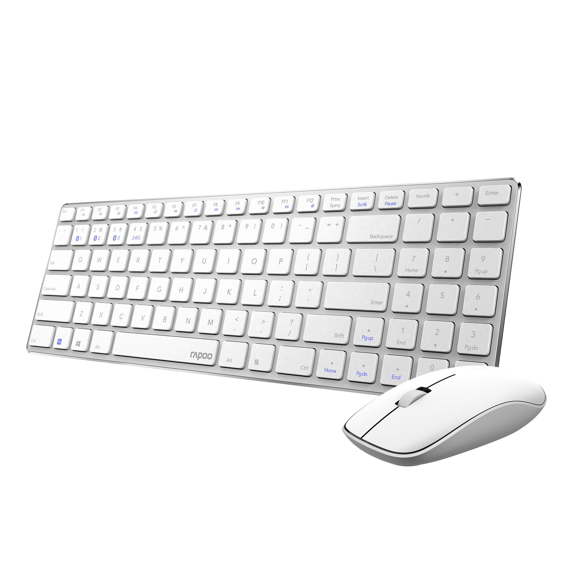 Rapoo 9300M Multi-Mode Wireless Ultra-slim Desktop Keyboard And Mouse Set