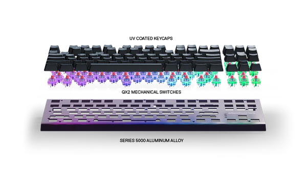 SteelSeries Apex M750 TKL Aluminum Core Mechanical Esports Keyboard (PN64720)