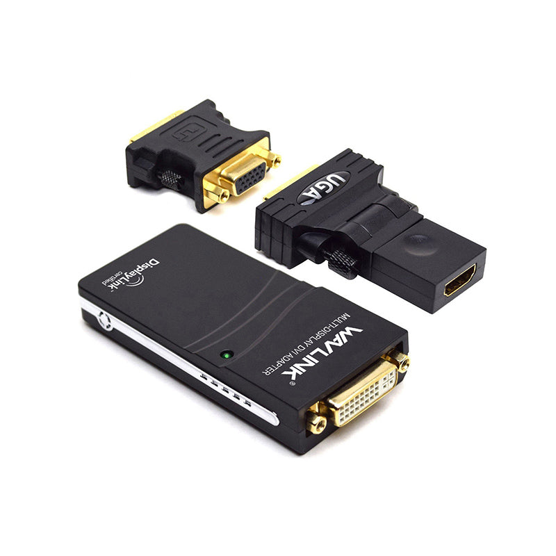 Gen H21 USB Multi-Display Adapter (DVI, VGA, HDMI) WS-UG17D1