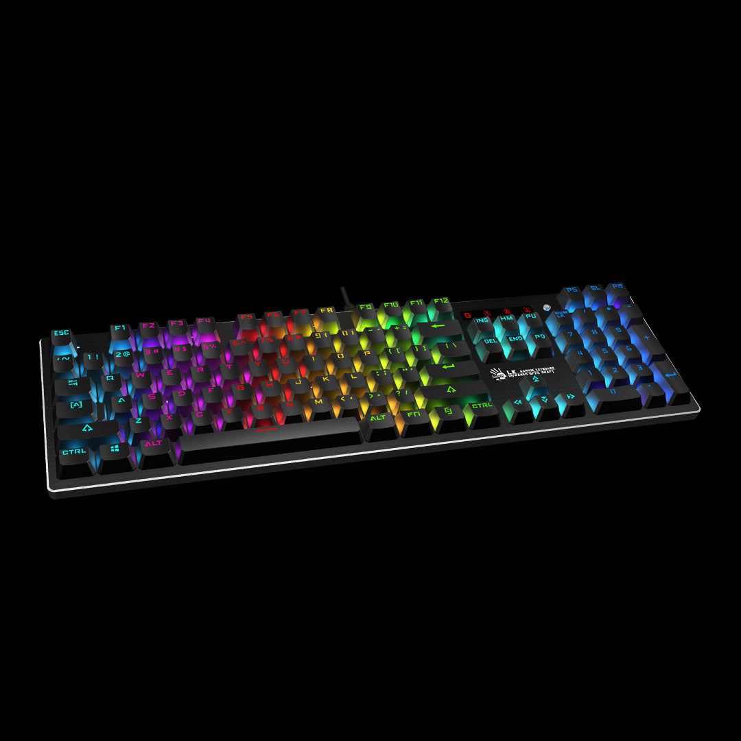 A4Tech B820R Bloody Full Mechanical Light Strike Optical RGB Gaming Keyboard