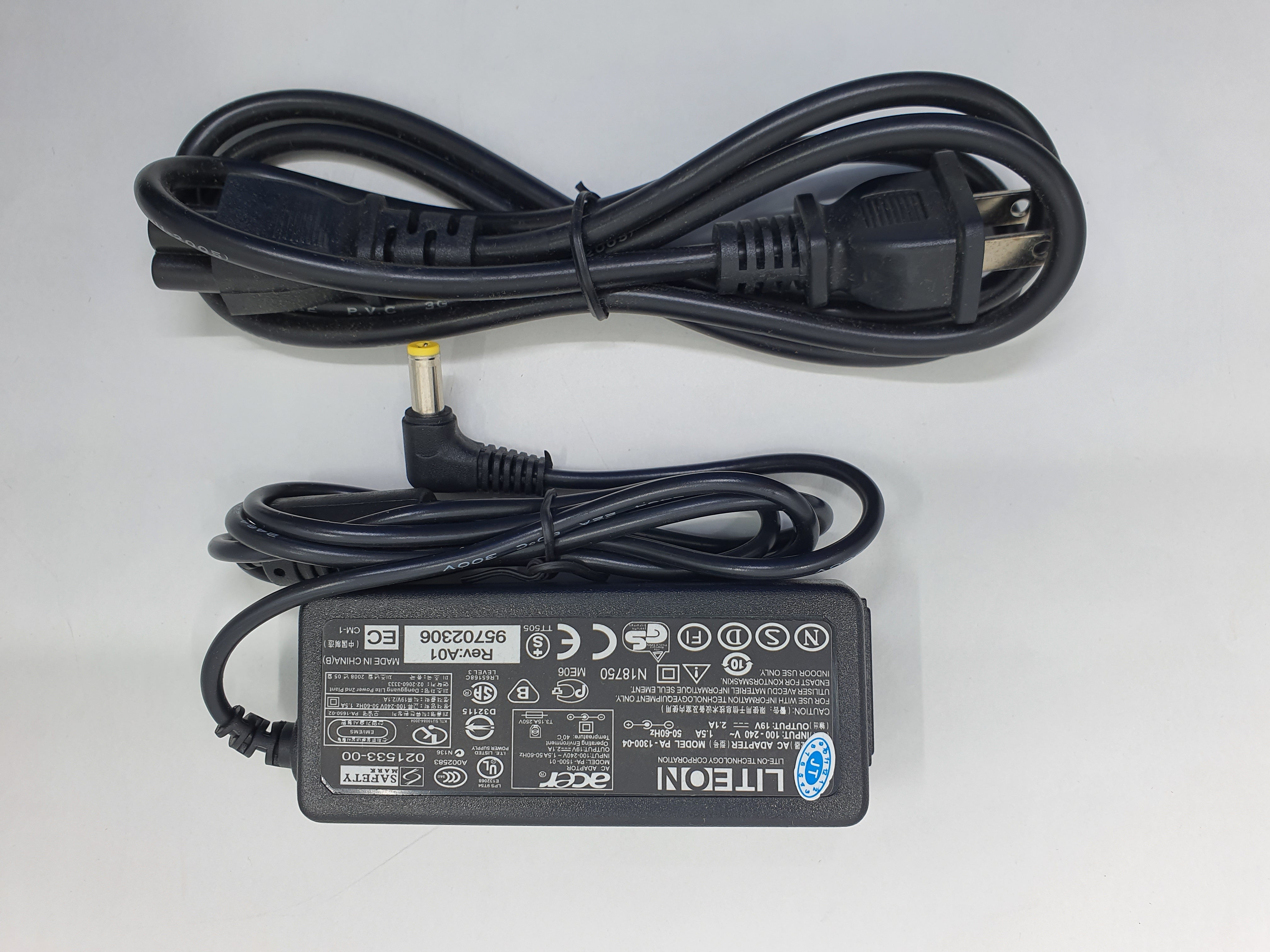 Acer Adapter 40W 19V 5.5 X 1.7 RP A1