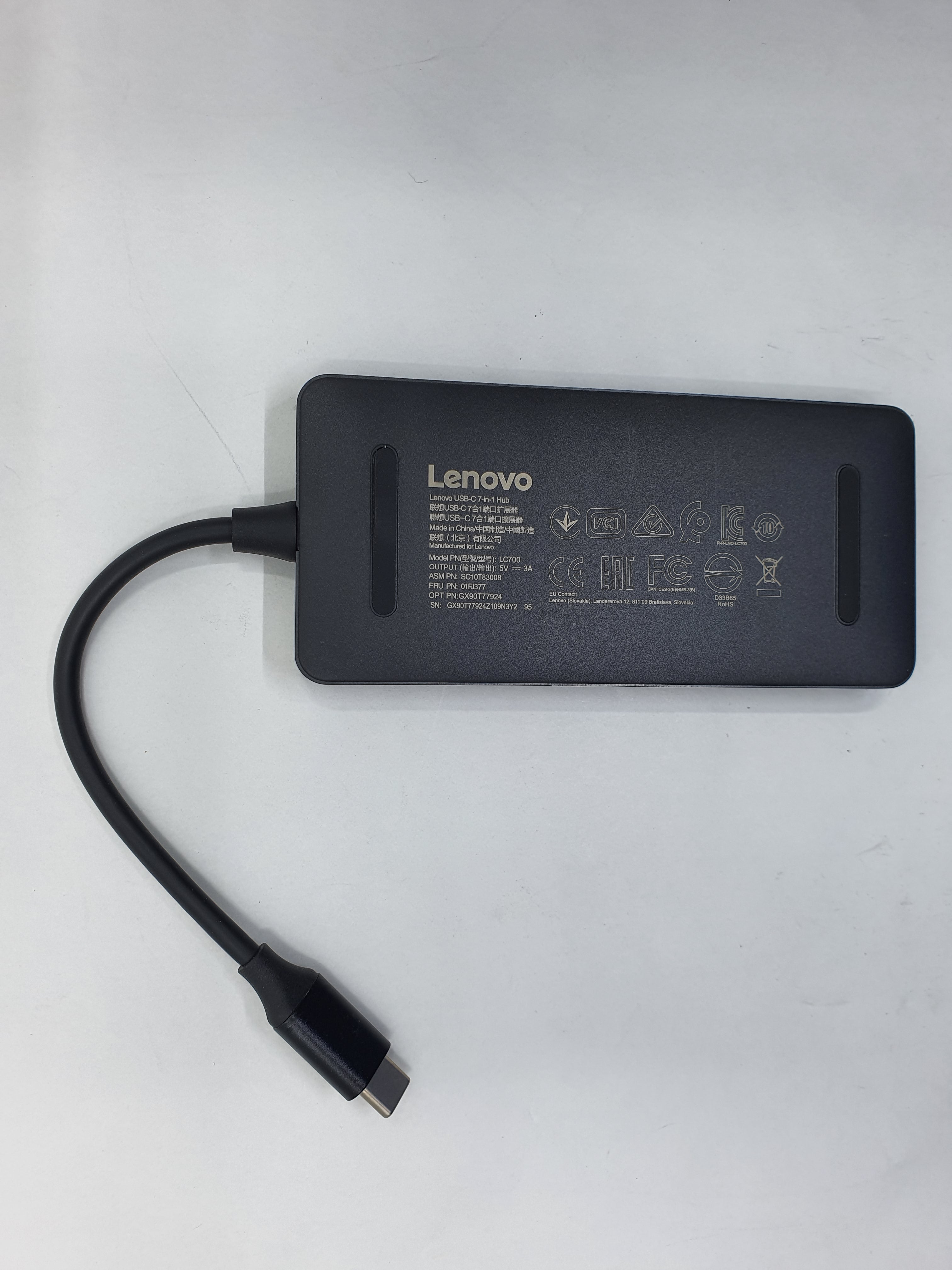 Lenovo USB-C 7-in-1 Hub Demo Unit