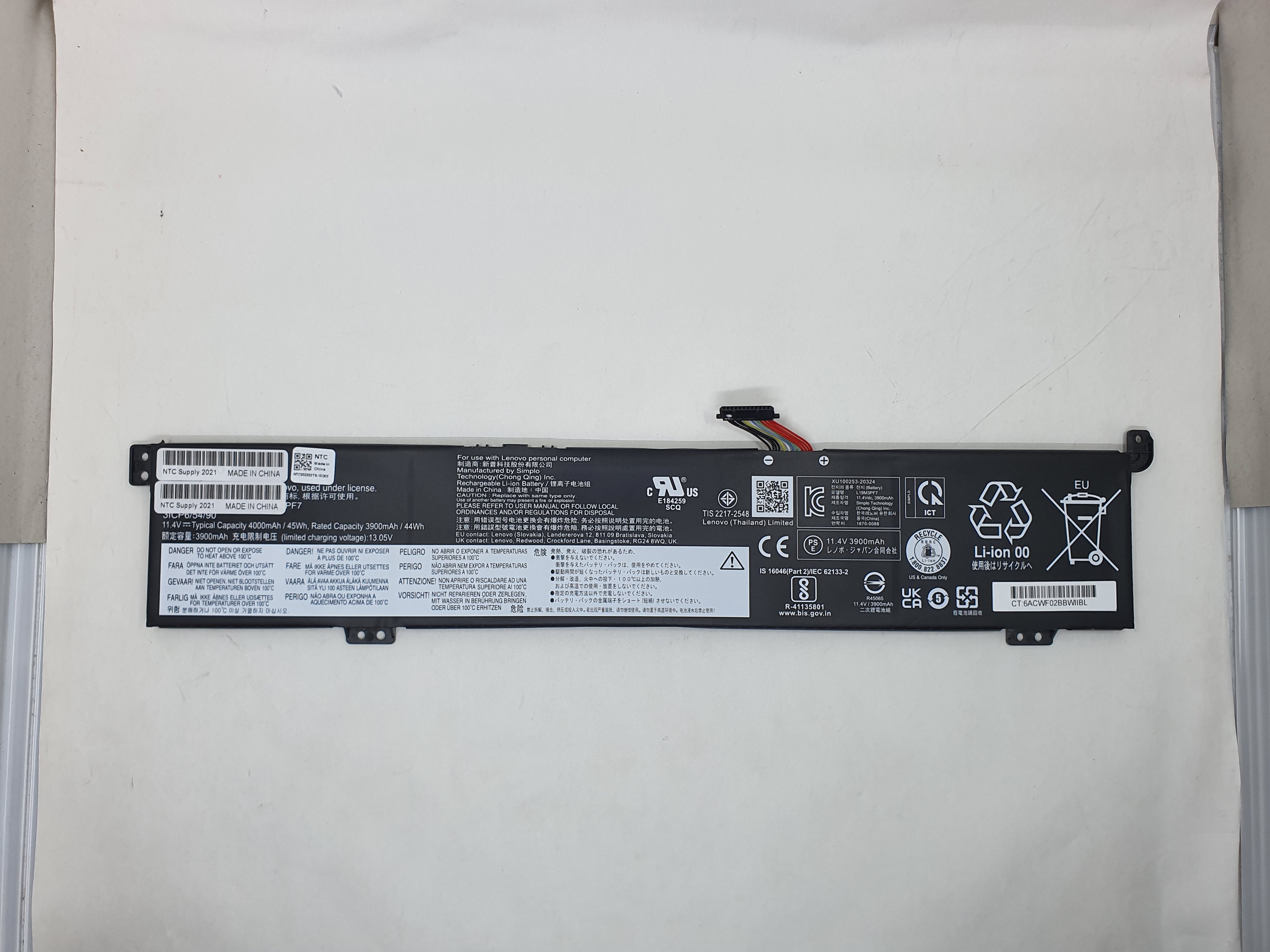 Lenovo 5B10W89843 Battery WL for Lenovo Ideapad Gaming 3-15ARH05