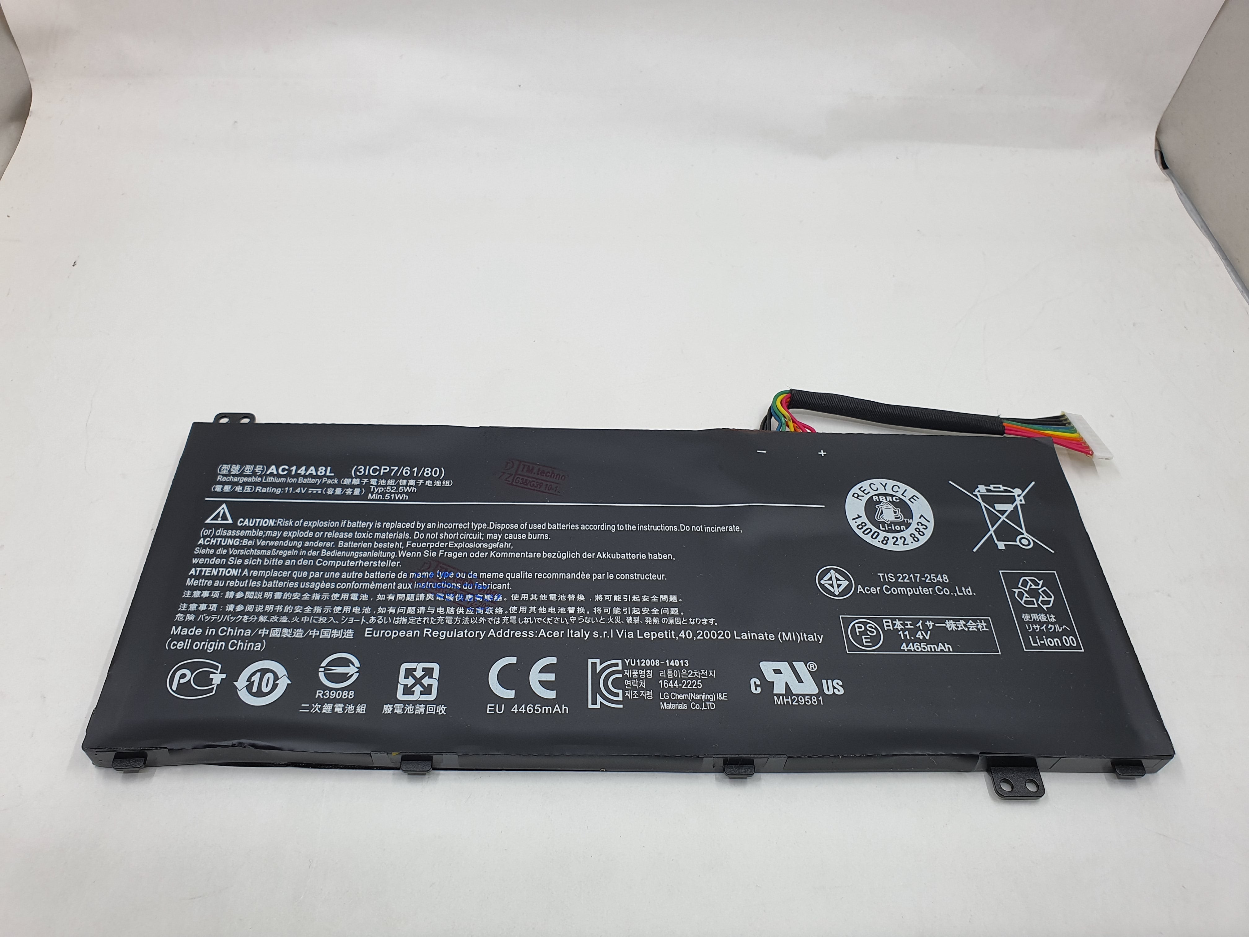 Acer Battery VX5-591G A1 for Acer Aspire VX 15 VX5-591G