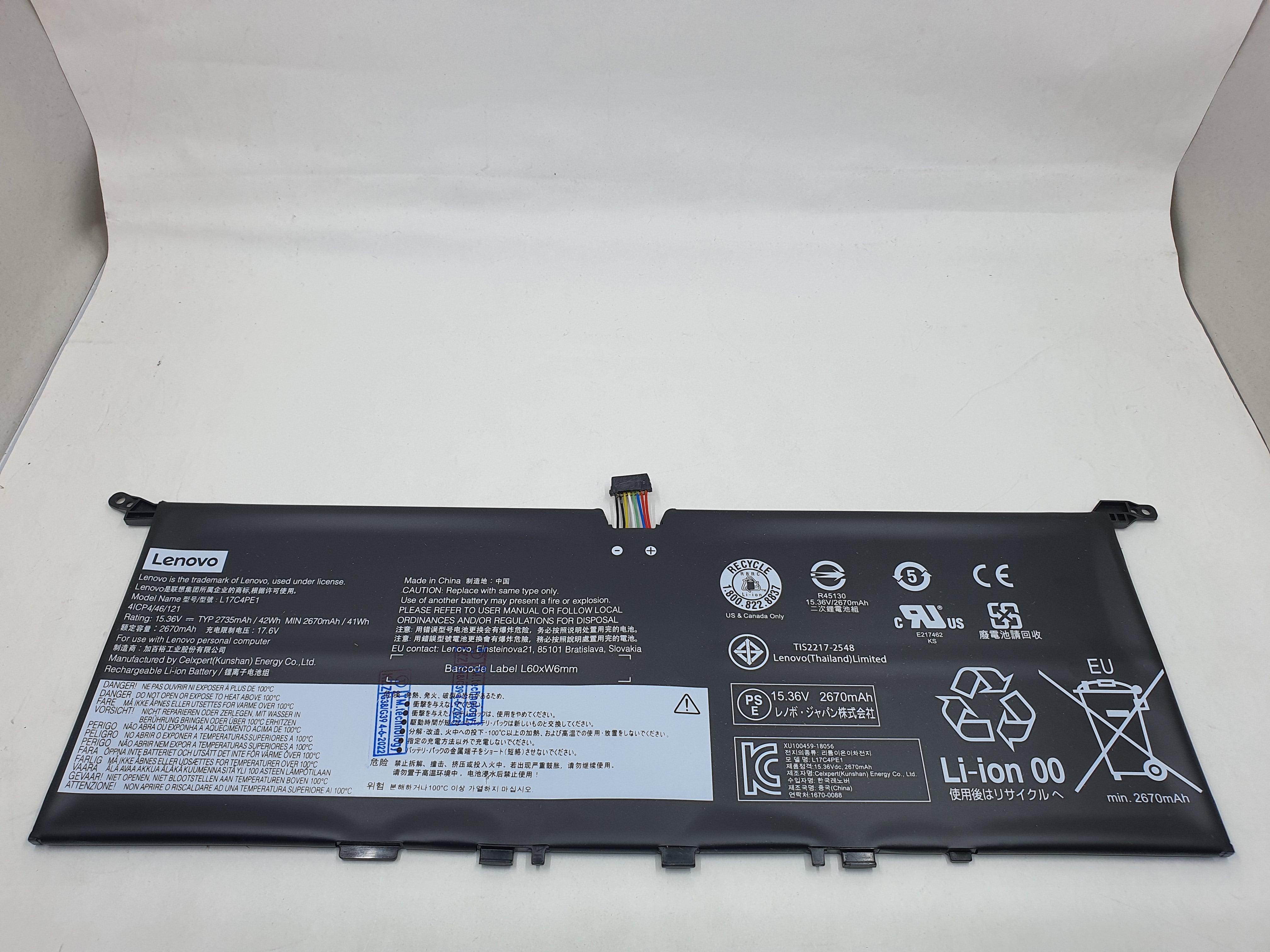 Lenovo Battery Yoga S730-13IWL A1 for Replacement - Lenovo YOGA S730-13IWL