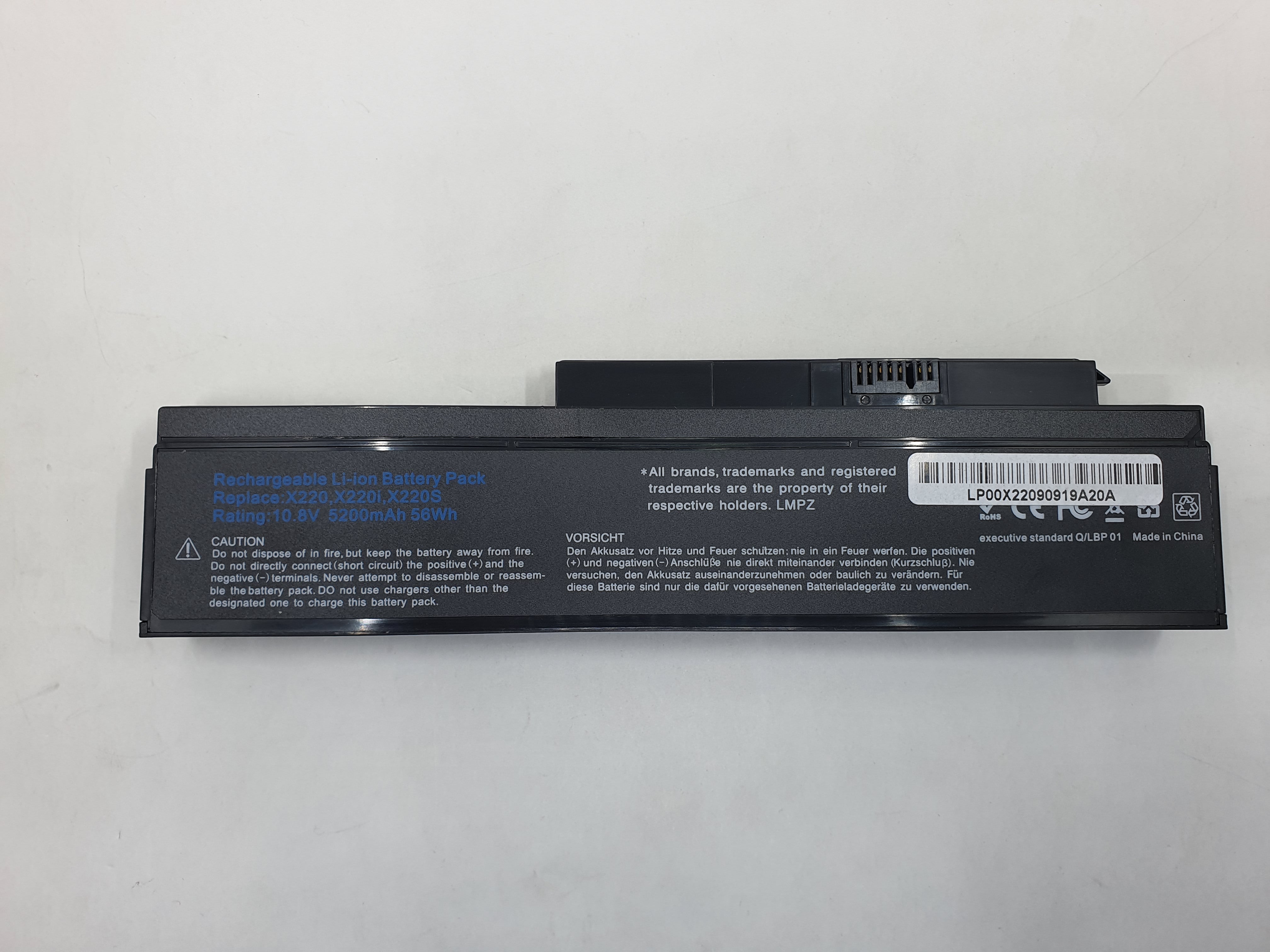 Lenovo A1 Battery X220 for Replacement - Lenovo ThinkPad X220