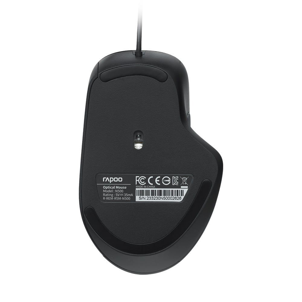 Rapoo N500 Optical Wired Mouse