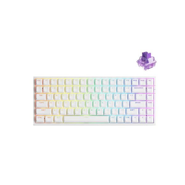 Akko 3084S Shine-Through RGB Hot-Swappable Mechanical Keyboard