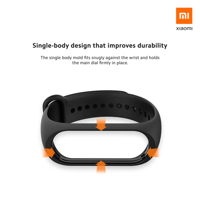 Sounce Adjustable Xiaomi Mi Band 5 Smartwatch Soft Silicone Strap Band  Bracelet (Not compatible with Mi Band 3 / Mi Band 4)