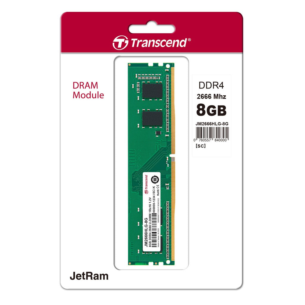 Transcend DDR4-2666 Unbuffered Long-DIMM JM2666HL