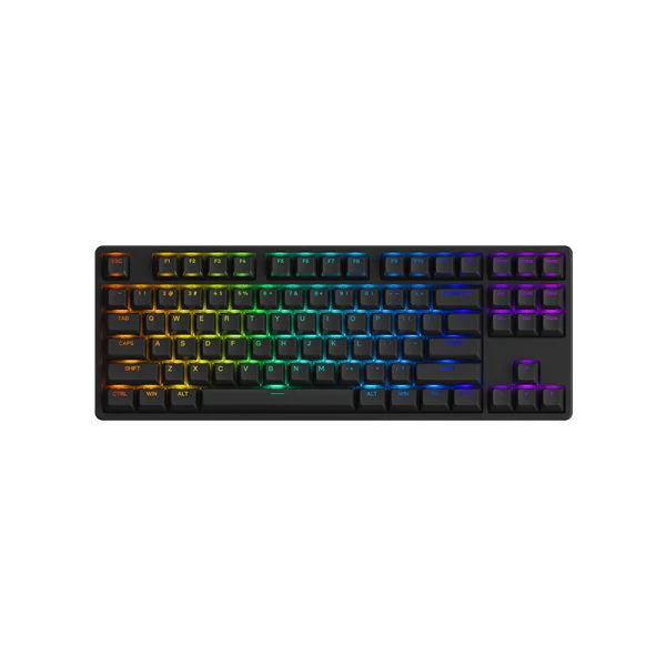 Akko 5087S Shine-Through RGB Hot-Swappable Mechanical Keyboard Black