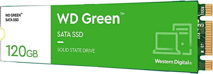 Western Digital WDS120G2G0B 120GB 3D NAND M.2 2280 SATAIII GREEN SSD