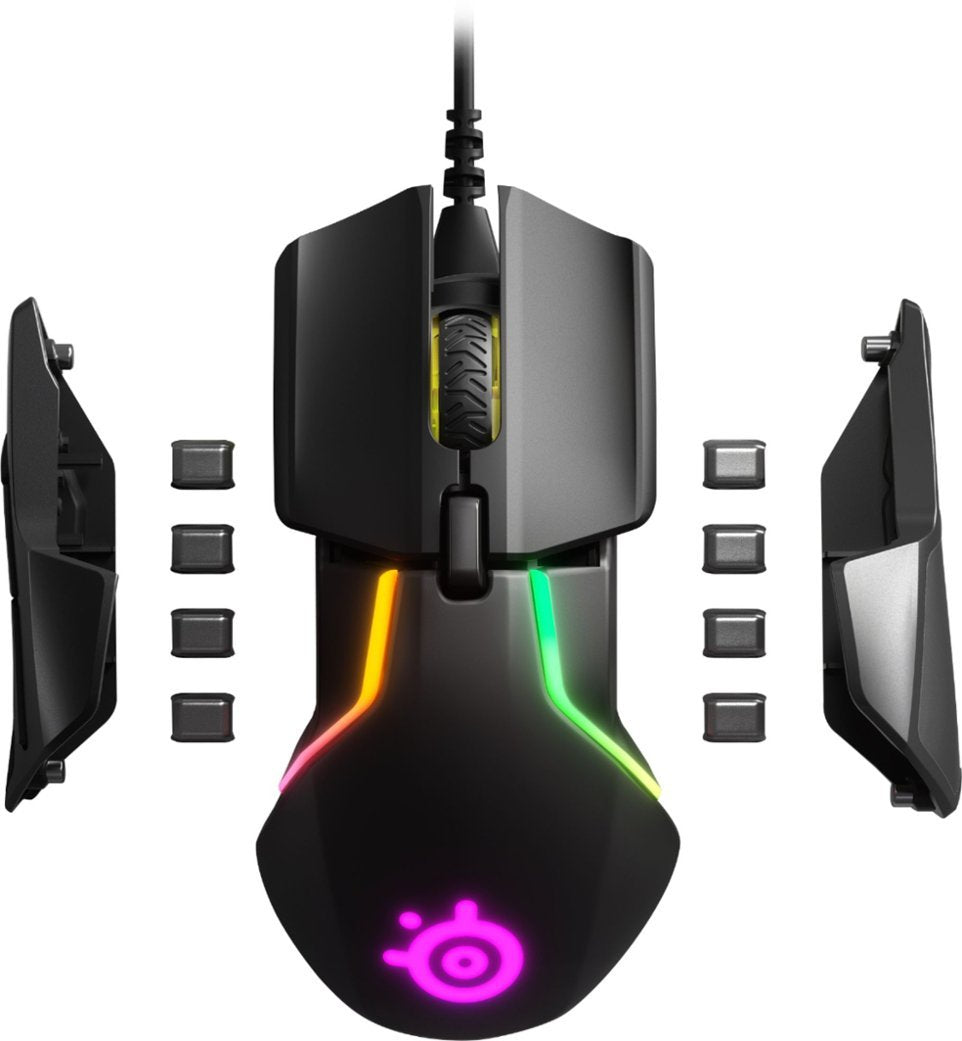 SteelSeries Rival 600 With RGB Lighting Wired Optical Gaming Mouse