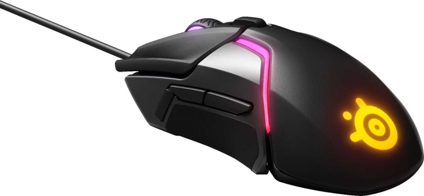 SteelSeries Rival 600 With RGB Lighting Wired Optical Gaming Mouse