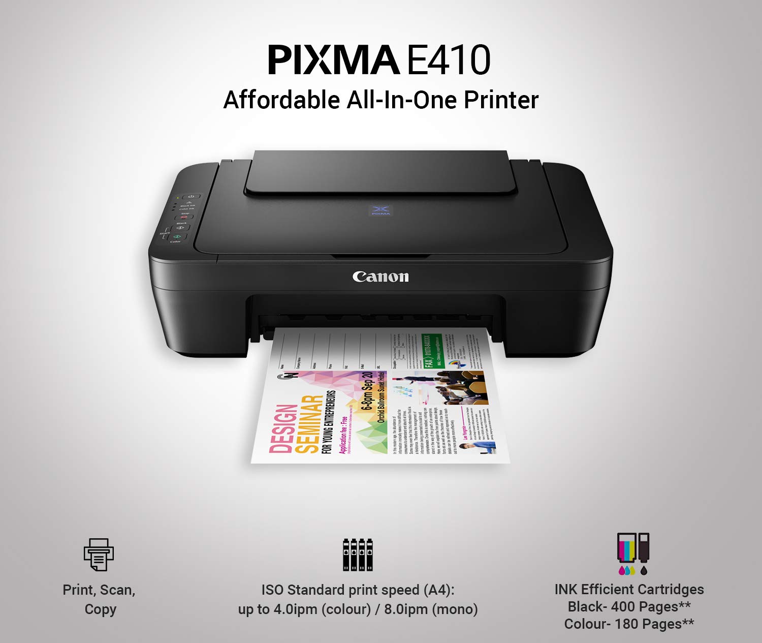 Canon Pixma E410 Inkjet Printer