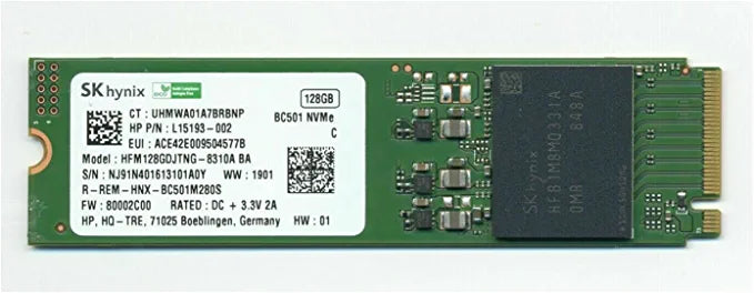 SK Hynix 128GB BC501 NVMe M.2 2280 PCIE
