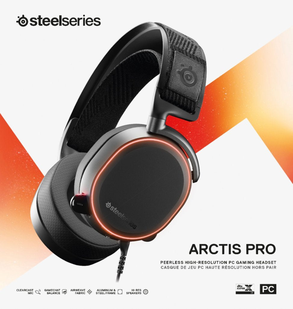 SteelSeries Arctis Pro Wired DTS Headphone: X v2.0 Gaming Headset