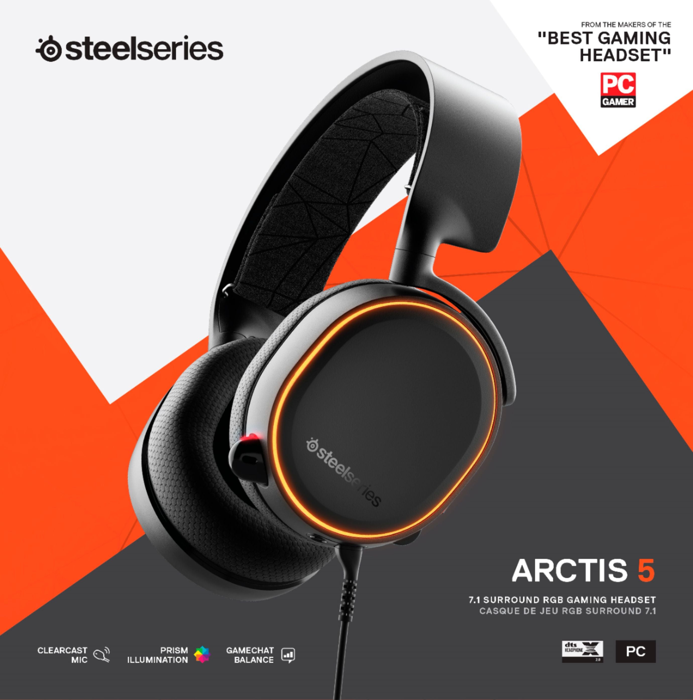 HEADSET GAMING ARCTIS5 - 5