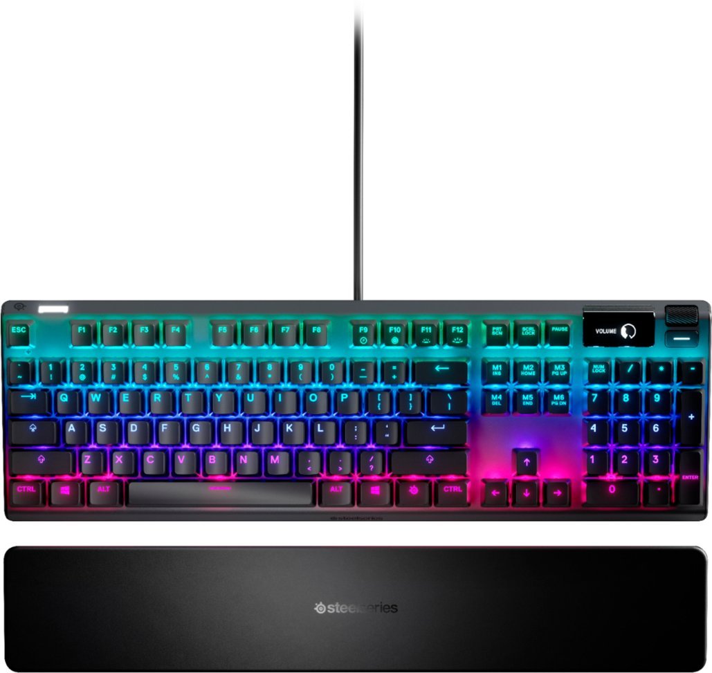 SteelSeries Apex 7 Full Size Wired Mechanical Blue Tactile & Clicky Switch With RGB Backlighting Gaming Keyboard