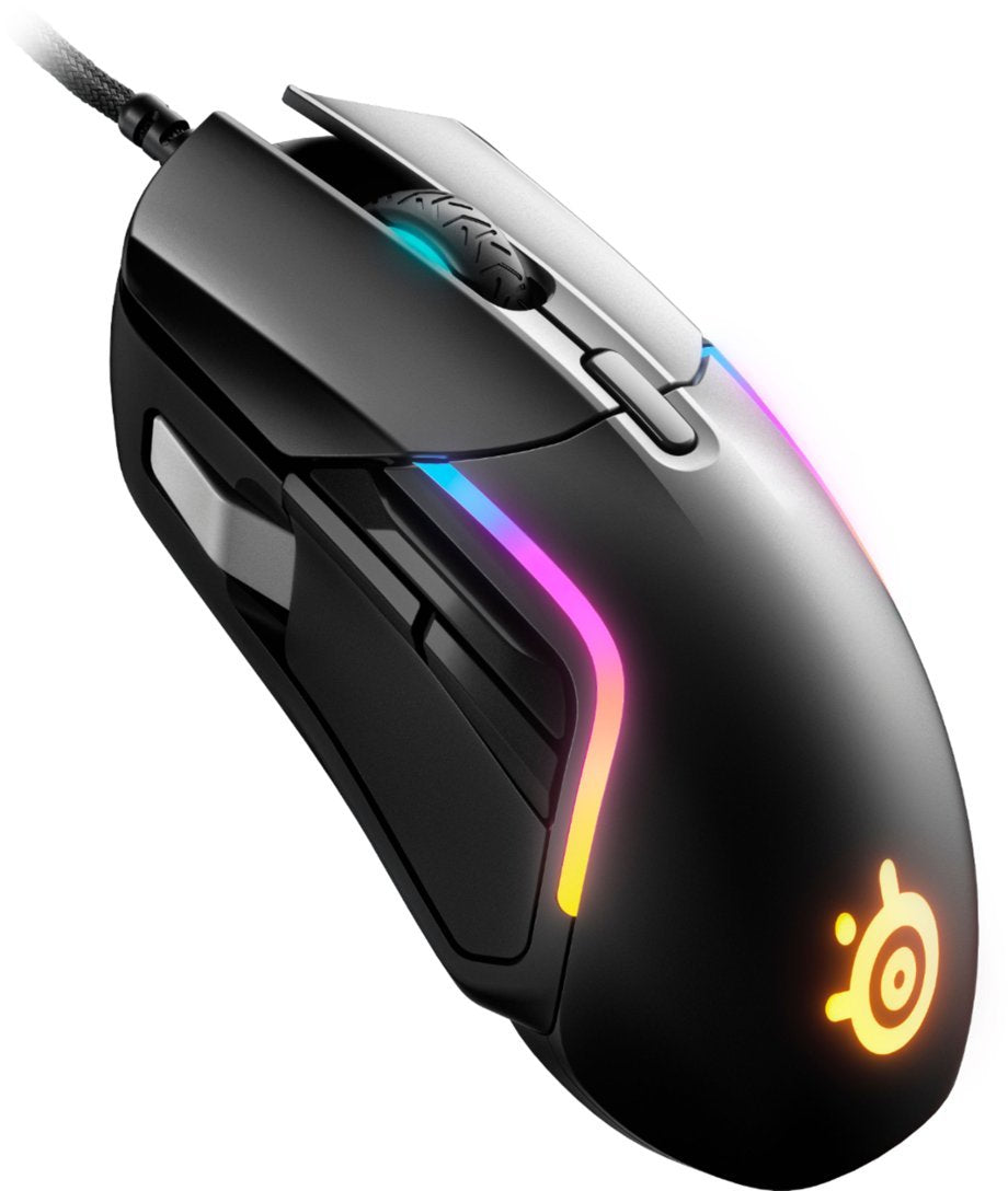 SteelSeries Rival 5 With RGB Lighting Wired Optical Gaming Mouse