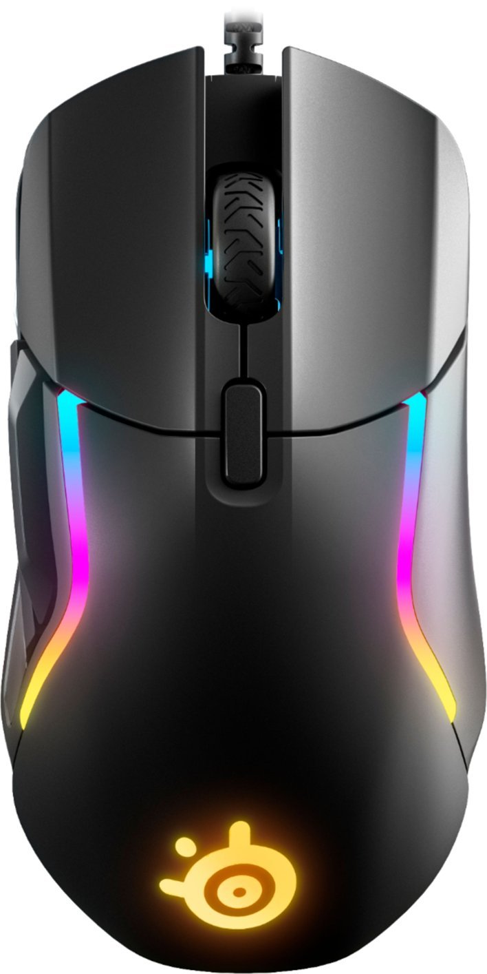 SteelSeries Rival 5 With RGB Lighting Wired Optical Gaming Mouse