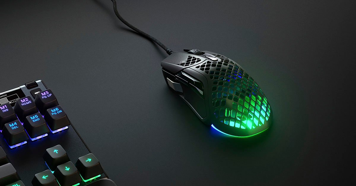 SteelSeries Aerox 5 Lightweight With 9 Programmable Buttons Wired Optical Gaming Mouse