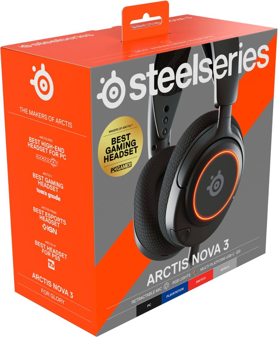 SteelSeries Arctis Nova 3 Wired Gaming Headset