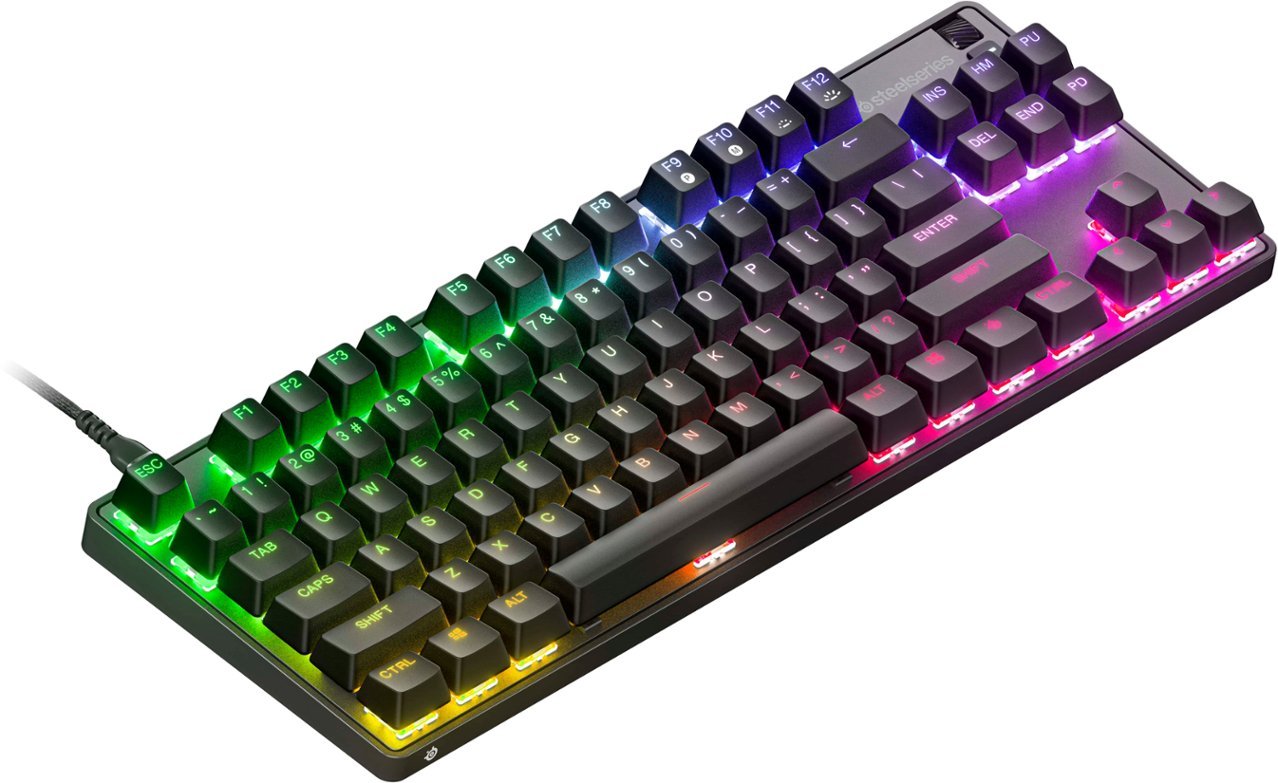 SteelSeries Apex 9 TKL Wired OptiPoint Adjustable Actuation Switch With RGB Lighting Gaming Keyboard
