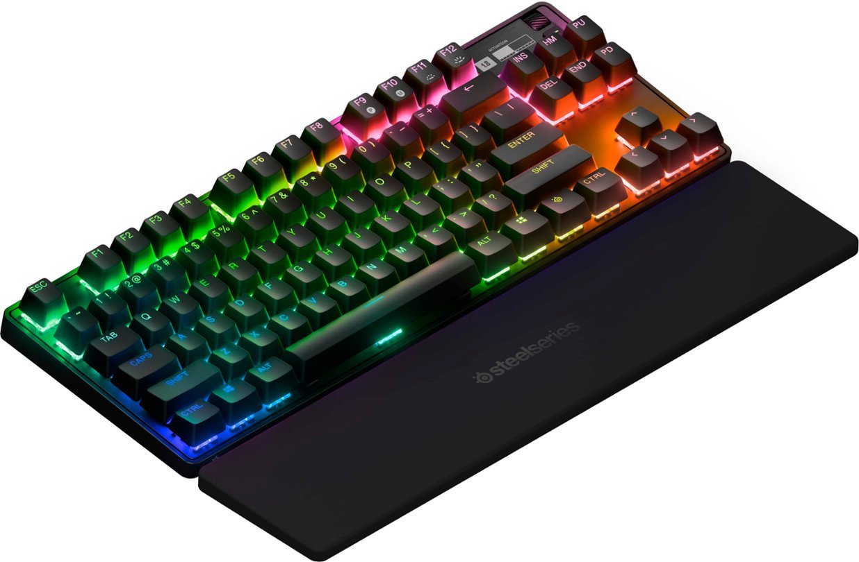 SteelSeries Apex Pro 2023 TKL Wireless Mechanical OmniPoint Adjustable Actuation Switch With RGB Backlighting Gaming Keyboard