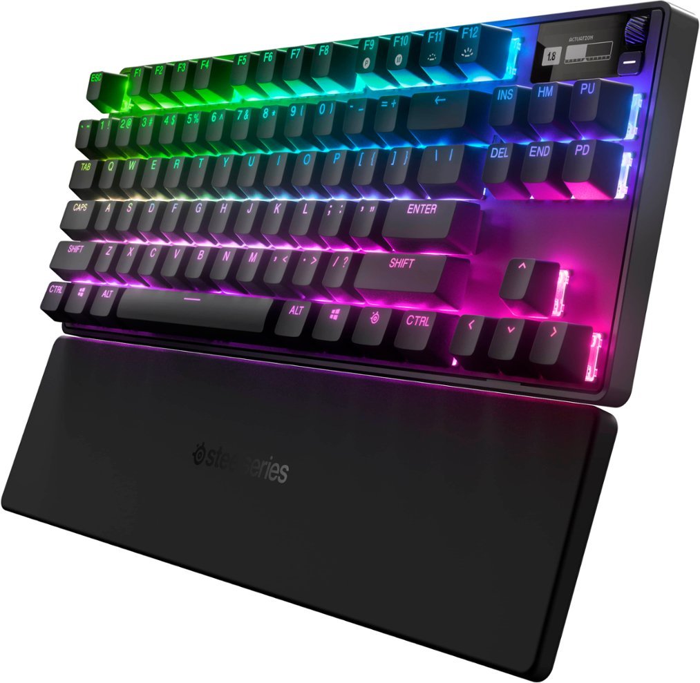SteelSeries Apex Pro 2023 TKL Wireless Mechanical OmniPoint Adjustable Actuation Switch With RGB Backlighting Gaming Keyboard