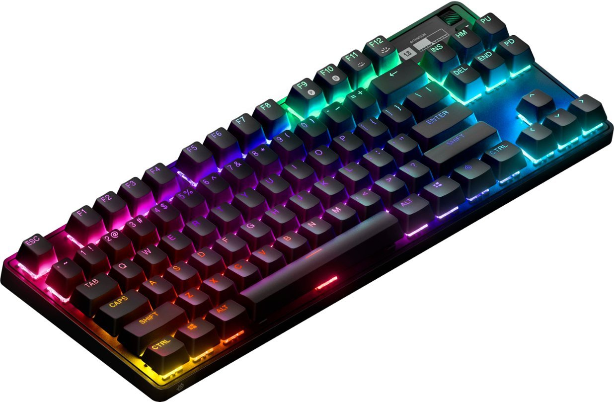 SteelSeries Apex Pro 2023 TKL Wireless Mechanical OmniPoint Adjustable Actuation Switch With RGB Backlighting Gaming Keyboard