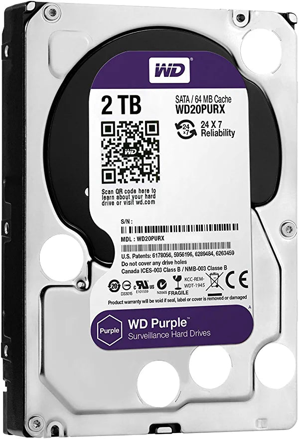 Western Digital WD20PURX 2TB Surveillance HDD