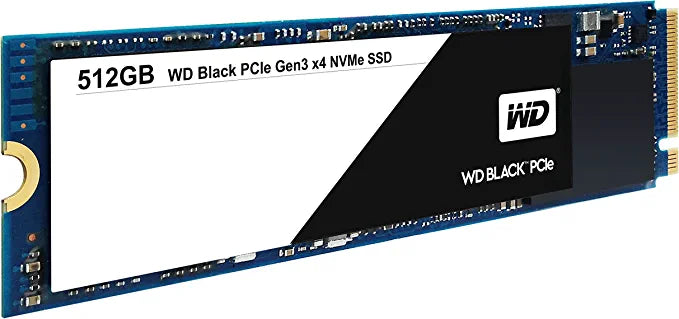 Western Digital WDS512G1X0C 512GB M.2 2280 PCIe BLACK NVME