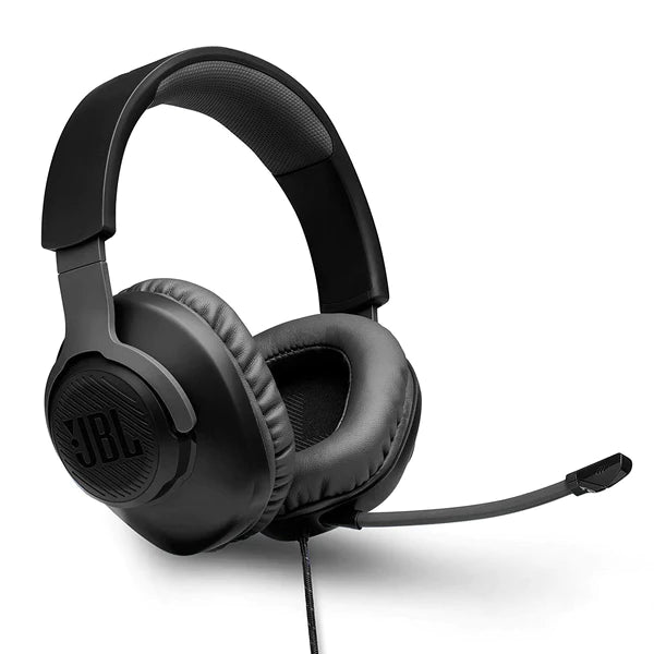 JBL Quantum 100 Wired Over-Ear Gaming Headset With Detachable Mic