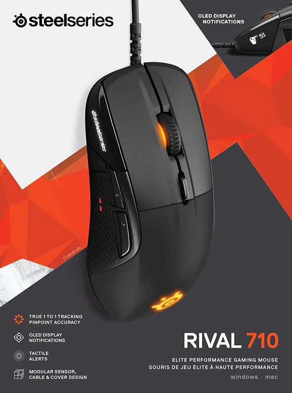 SteelSeries Rival 710 Elite Performance Gaming Mouse (PN62334)