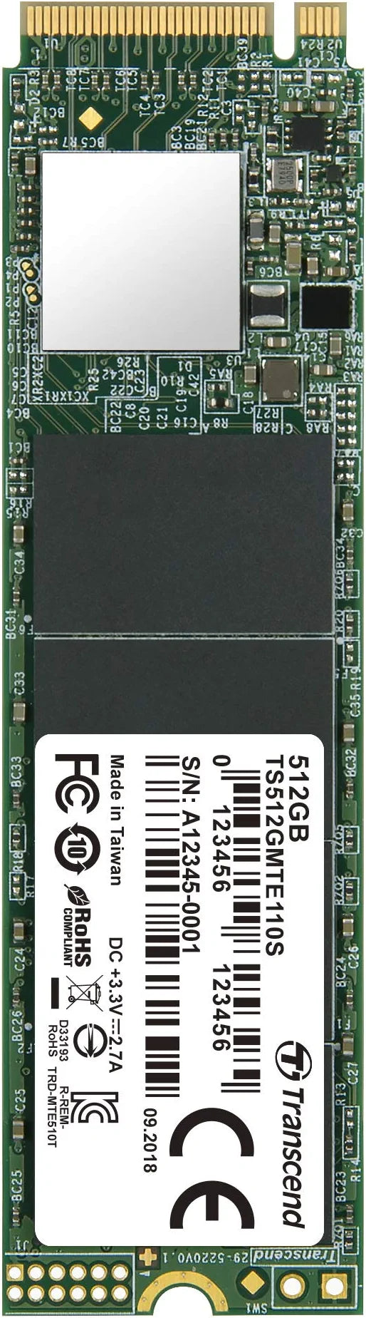 Transcend 512GB M.2 PCIE 2280