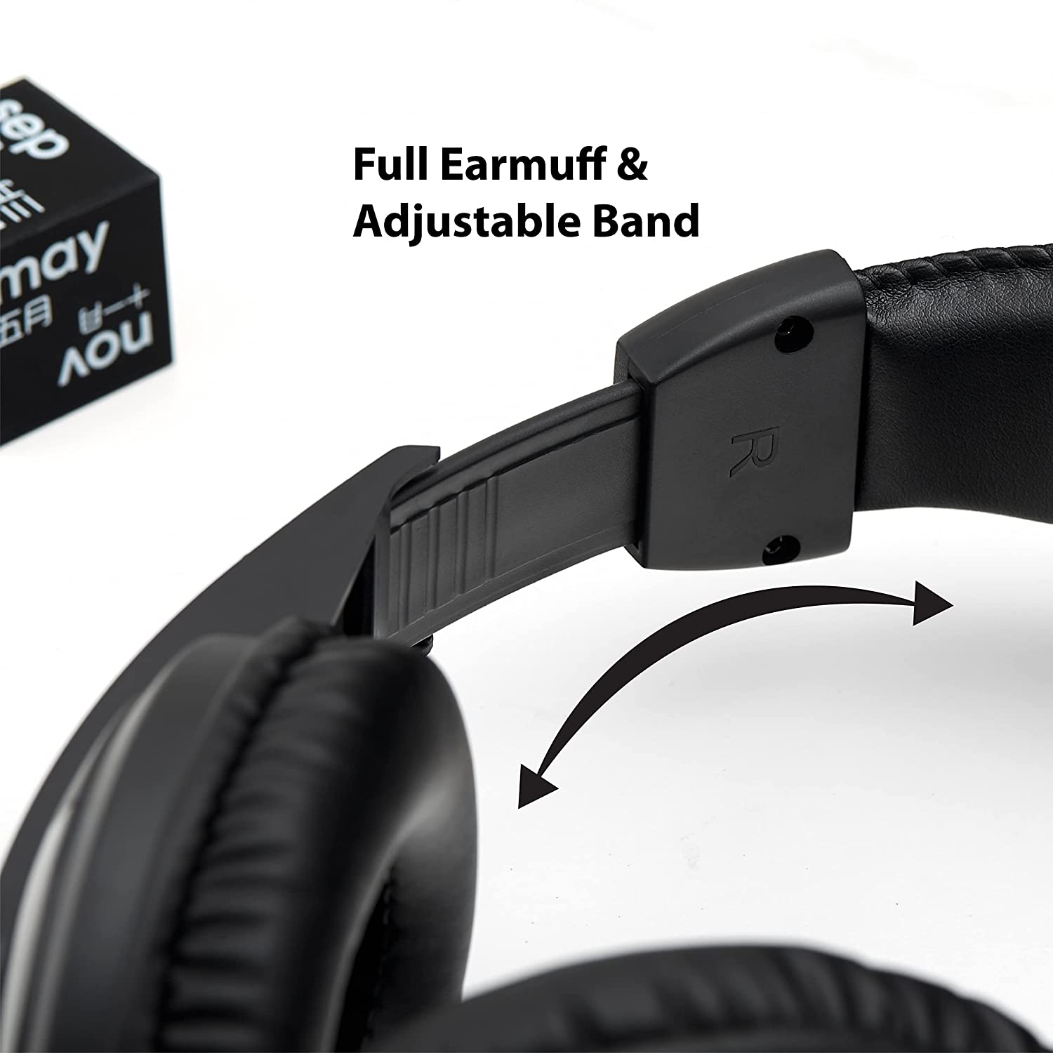 Rapoo H150 Stereo Wired Over Ear Headphones with Microphone Noise-Reduction USB