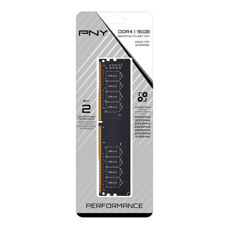 PNY 16GB Performance DDR4 3200MHz Desktop Memory