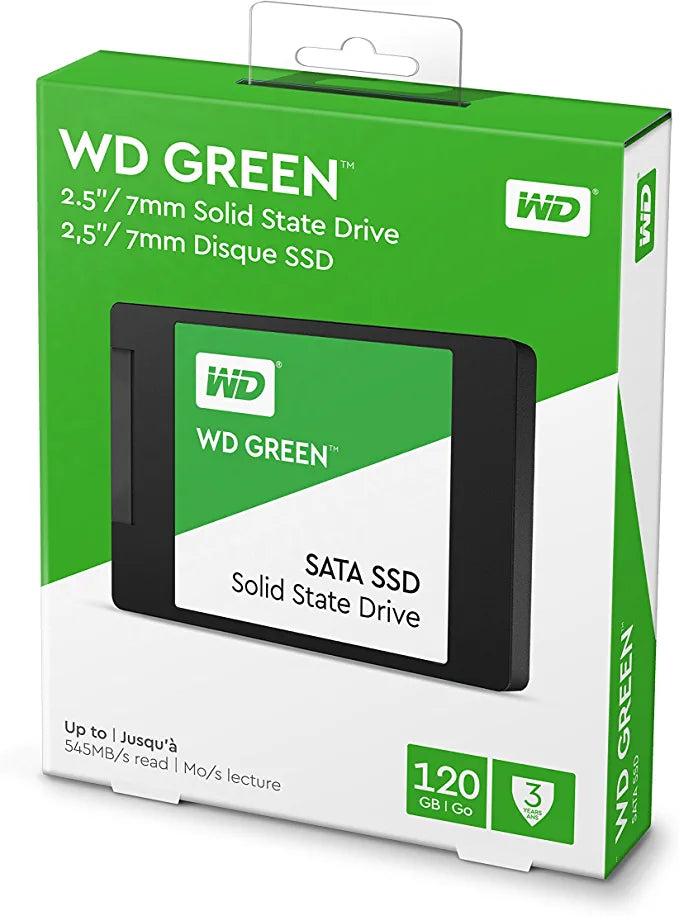 Western Digital WDS120G2G0A 120GB 3D NAND GREEN 2.5"