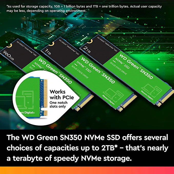 Western Digital WDS240G2G0C 240GB SN350 M.2 NVME GREEN