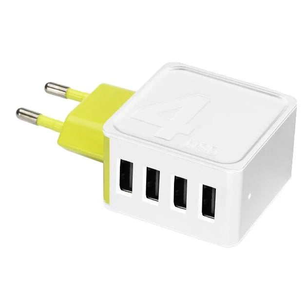 Rock Space Sugar Travel Charger (4-Port)