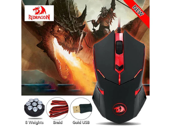 Redragon Centrophorous Gaming Mouse (M601-3)