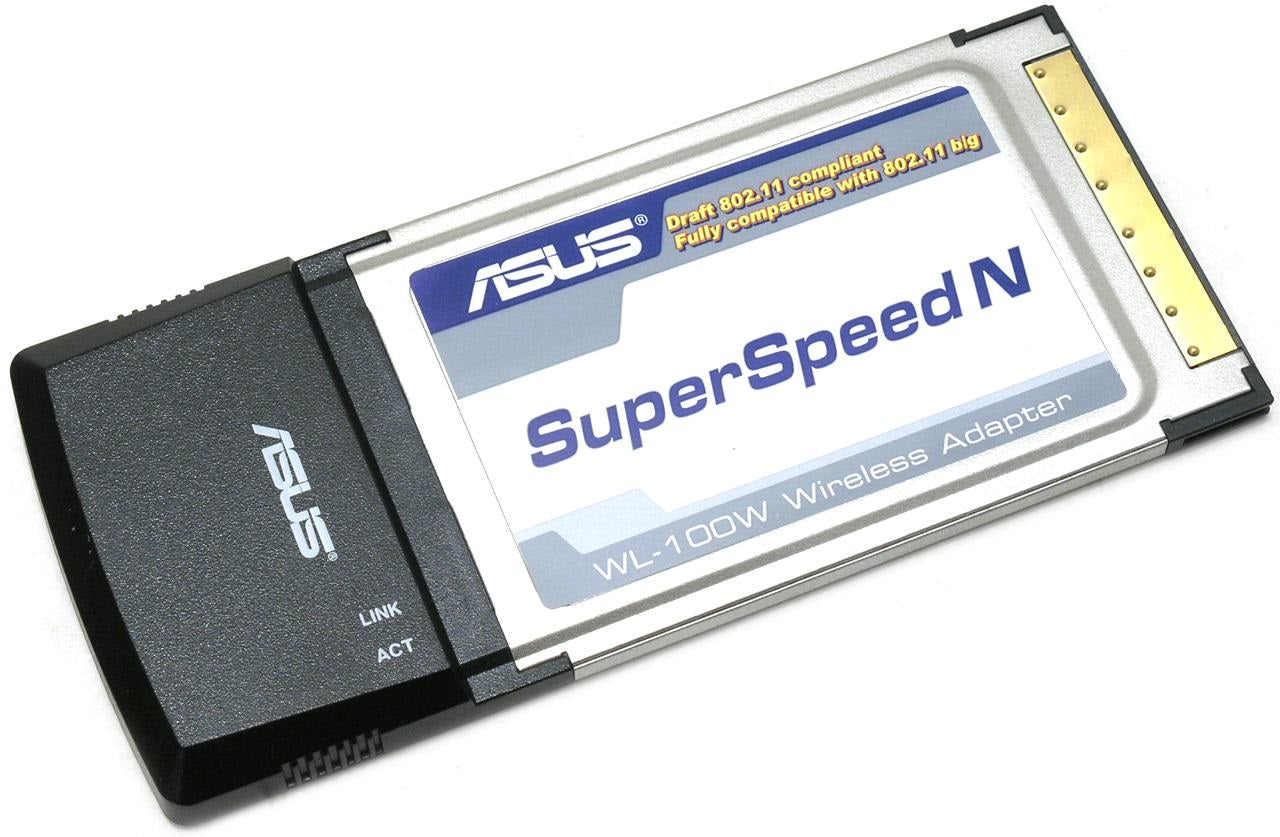 Asus WL-100W Super Speed N Wireless Notebook card 802.11n