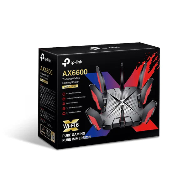 TP-Link AX6600 Tri-Band Wi-Fi 6 Gaming Router (Archer GX90)