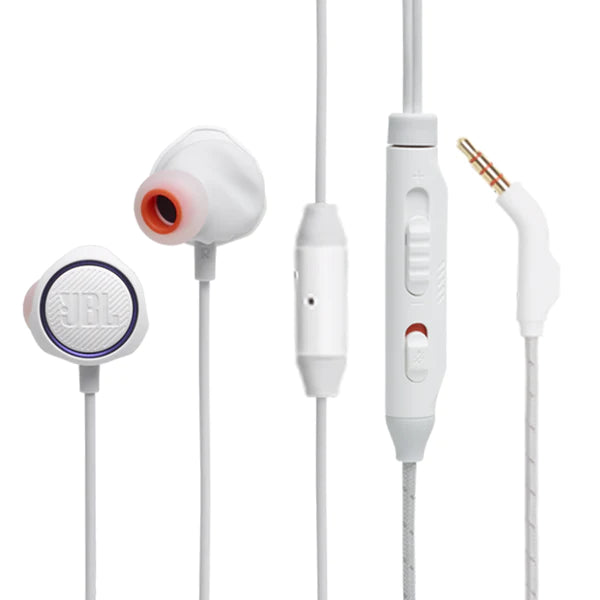 JBL Quantum 50 Wired In-Ear Gaming Headset W/ Volume Slider & Mic Mute