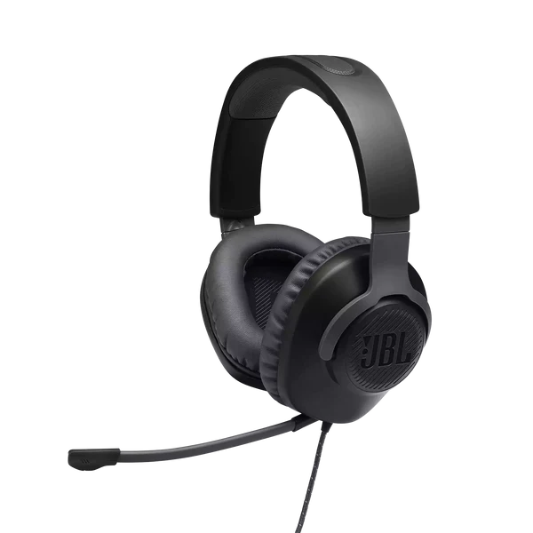 JBL Quantum 100 Wired Over-Ear Gaming Headset With Detachable Mic