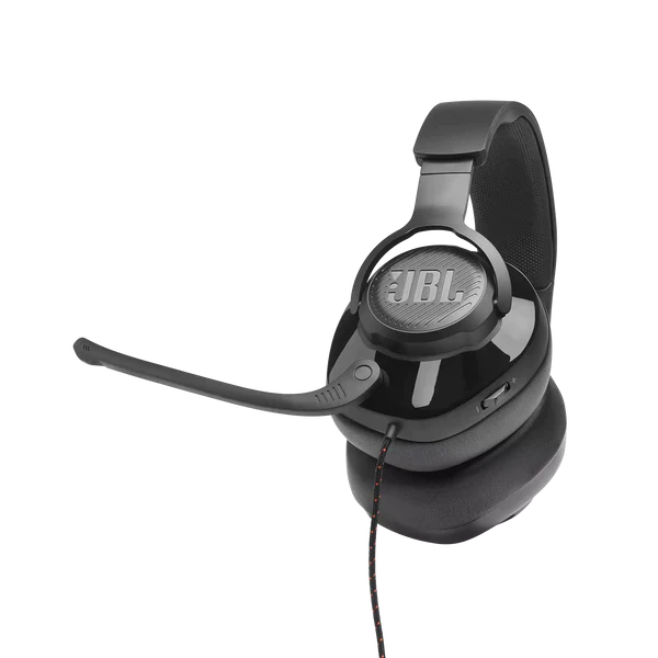 JBL Quantum 200 Wired Over Ear Gaming Headset With Flip-Up Mic & Mute